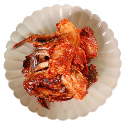 韩式辣酱蟹即食罐装生腌