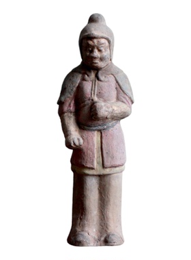 北魏北齐仿古盾牌俑武士俑复古风