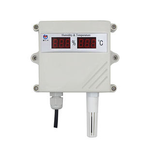 工业高精度温湿度传感器变送器数码管大棚室外rs485数显温度计