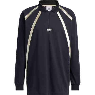 Adidas/阿迪达斯官方正品RUGBY POLO 情侣款运动长袖POLO衫IR6377