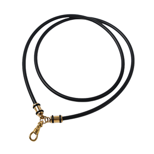 负离子硅胶单挂项圈泰国原版佛牌链子唐卡吊坠挂绳钛钢扣持久保色