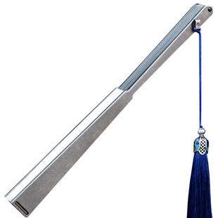 食肉者钛合金折扇子方寸四五六寸十五方功夫太极钢骨战术防卫防身