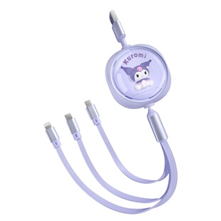 三合一快充数据线typec多功能一拖三充电器线适用苹果16华为iphone15小米安卓usb车内车载多用伸缩充电线高速