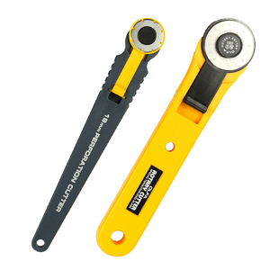 进口olfa滚刀虚线刀裁布刀纸张薄膜扁皮筋裁切工具手工轮刀圆刀片