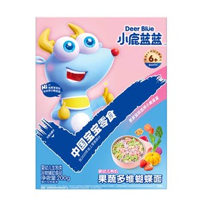 宝妈常买小鹿蓝蓝婴儿有机蝴蝶面