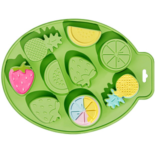 火漆印章果冻捏捏乐滴胶卡通模具套装解压冰块立体猫爪冰淇淋磨具