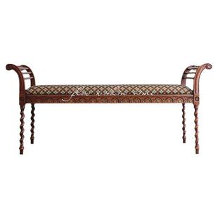 「卡米尔小姐的榻庄园版」故我今我床边床尾凳实木化妆凳客厅玄关