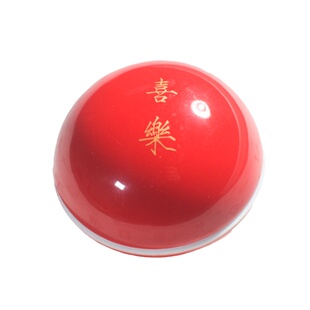 中国风陶瓷印泥盒红色高顶10g便携特小印泥瓷缸书法迷你篆刻瓷盒