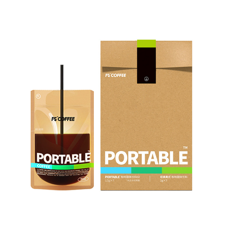 F5口袋咖啡地中海伴侣姜黄肉桂电解质阿拉比卡美式速溶黑咖啡3盒