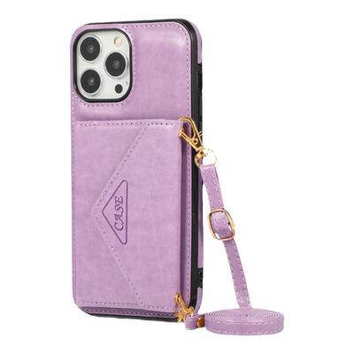 iPhone13promax斜挎长绳卡包case