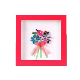 衍纸相框中空1cm标本框美甲睫毛立体框架展示框摆台相框挂墙