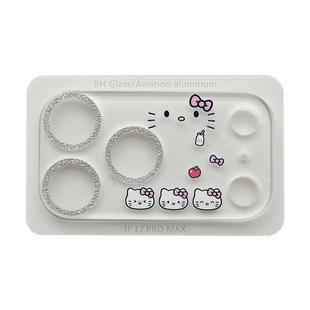 适用苹果17ProMax透明卡通镜头膜17Pro摄像头保护膜16promax相机增透iPhone15Plus钢化膜4一体全包13新年款