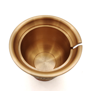 铜液体油灯装酥油佛前供灯寺院家用长明供佛灯莲花防风调光灯