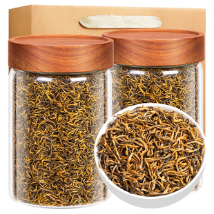 飘香韵 密封罐-特级黄芽4A金骏眉红茶蜜香型官方旗舰店茶叶礼盒装