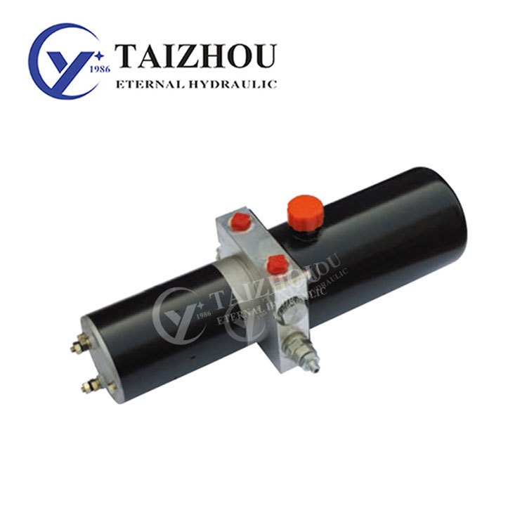 12v24v小型液压站运行平稳重量轻噪音小用于翼展车液压泵