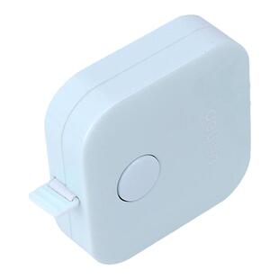 得力皮卷尺彩色迷你皮尺测量三围身高软尺随身迷你小卷尺量衣尺子