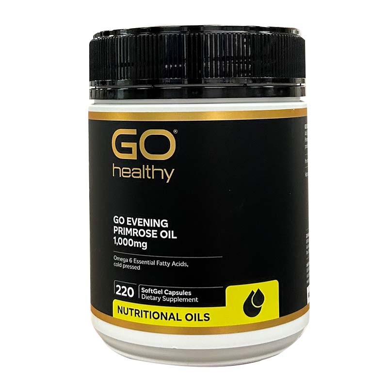 新西兰直邮Go Healthy高之源月见草油220粒 调节女性分泌保养卵巢