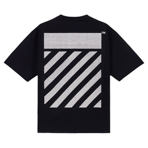 OFF-WHITE™情侣装新款纯棉短袖T恤潮牌宽松圆领百搭上衣男女同款