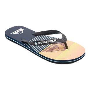 现货Quiksilver2026新款夏季男青年橘色橡胶潮牌人字拖冲浪休闲