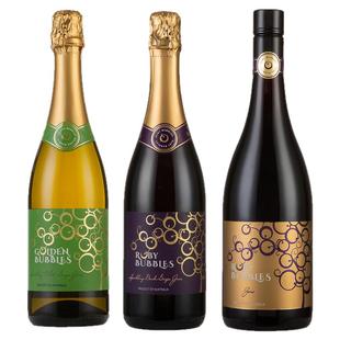 澳洲原瓶进口宝石泡泡无醇起泡葡萄汁香萃无酒精气泡酒礼盒 750ml