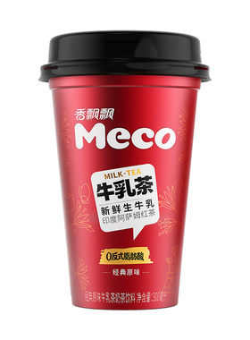 香飘飘Meco牛乳茶300ml*15杯整箱