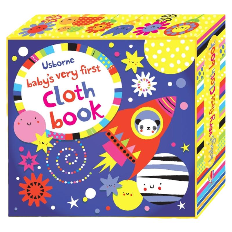 Baby's Very First Cloth Books (blue) 宝宝的首本布书 蓝色 SEE INSIDE BABY'S VERY FIRST CLOTH BOOK(BLUE) 英文原版 英语书籍