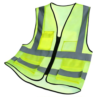 透气网眼马甲反光安全背心网状施工工程建筑工地反光衣定制印logo