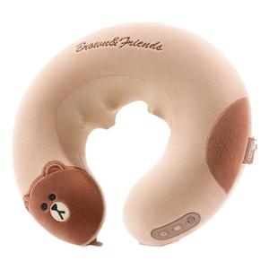 奥佳华2618颈椎按摩器颈部按摩仪热敷护颈揉捏斜方肌LINE FRIENDS