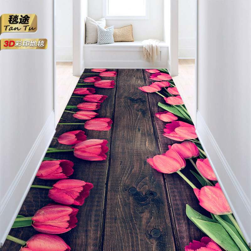 3D可裁剪门厅门口地门绒面垫道宾馆过走廊垫商场垫防滑楼梯