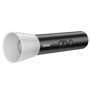Ulanzi优篮子  LM07摄影可变焦手电筒冷暖双色温可调摄影摄像直播户外氛围补光灯人像拍照打光灯