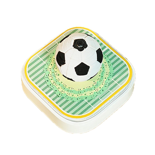 篮球足球2026年日历台历3D立体纸雕便签纸模型手撕送人礼物可定制