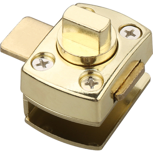 免开孔玻璃门插销地插锁插销锁单双门玻璃锁卡扣推拉对开玻璃锁