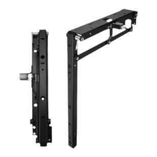 隐藏下翻液压折叠凳五金配件玄关柜换鞋隐形凳壁挂式折隐藏式叠凳