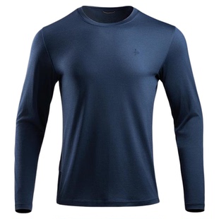 龙牙秘之风羽PRO美丽诺羊毛长袖T恤秋季保暖户外圆领/亨利领秋衣