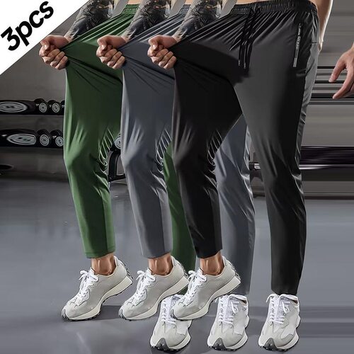 C 87600 Nylon Ice Silk Men's Summer Pants 锦纶冰丝长裤