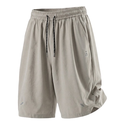 男士春夏季微弹透气宽松五分裤