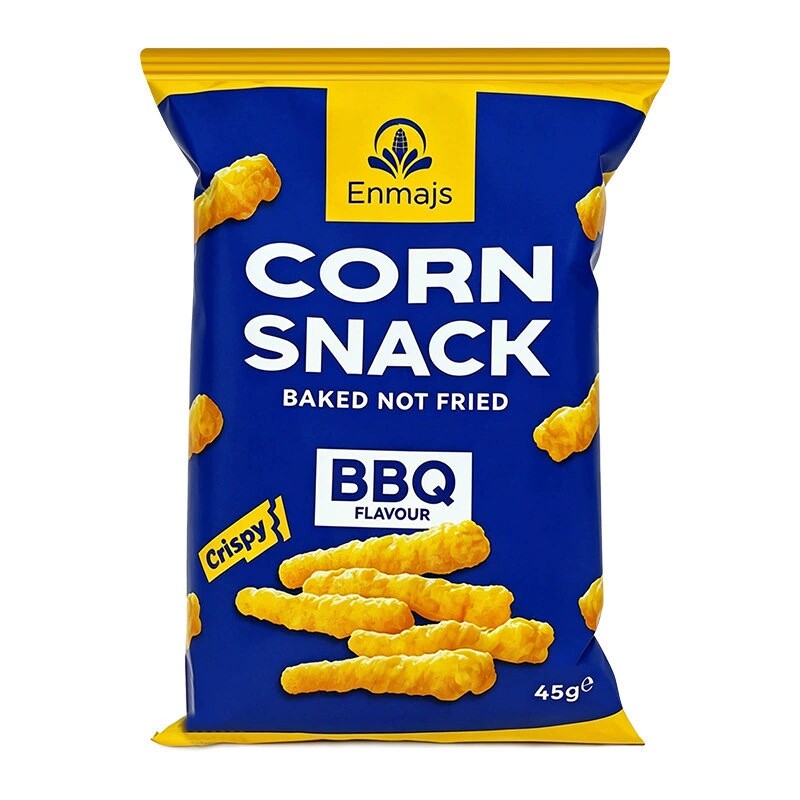 马其他进口恩美斯玉米脆条香浓芝士味烧味45g膨化休闲零食