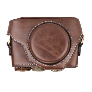 索尼RX100m7 M5A皮套黑卡6 RX100M2 RX100M3 M4 M5复古相机包配件