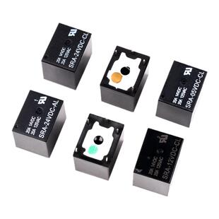 继电器 SRA-05V 5V 12V 24VDC-AL-CL 4脚5脚T74 20A125V
