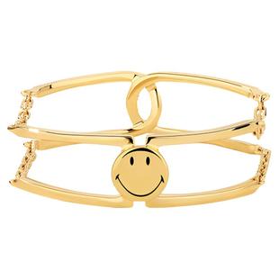 【新年礼物】KKLUE联名18k金钻石戒指笑脸双面链条轻奢礼物