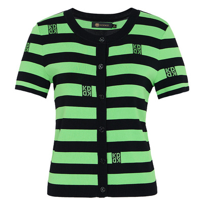 圆领烫钻针织衫短袖T恤上衣