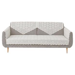 蕾丝沙发巾靠背巾三角搭巾盖巾四季通用沙发多用盖布垫扶手防滑