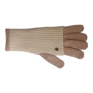 美拉德两用拼色针织毛线手套女士冬季露指可触屏保暖护腕骑行学生