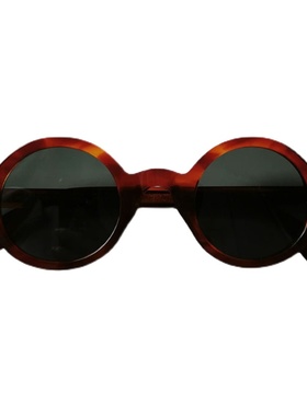 超小眼镜偏光复古男女通用正圆