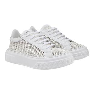 CASADEI/卡桑蒂女 Off-Road厚底运动鞋皮革编织设计