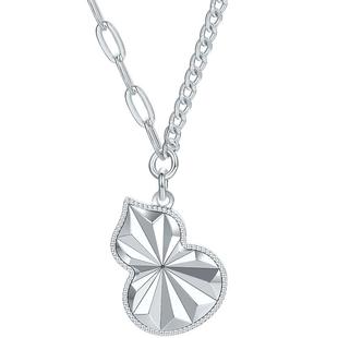 周六福项链女魔力葫芦链坠S925银高级感小众新年礼物送女友