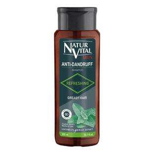 NV个人护理去屑洗发水舒缓清爽活力无硅油滋润Naturvital男士洗发