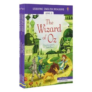 Usborne English Readers Level 3 英语小读者分级阅读 高级4册 莎士比亚 雾都孤儿 附赠英式美式发音官方音频 英文原版进口