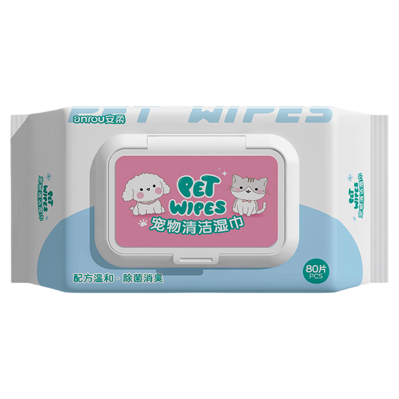 宠物湿巾狗狗猫咪专用清洁湿巾纸