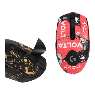 适用罗技g102/g304防滑贴吸汗贴无线鼠标贴纸防滑防汗贴二代全包